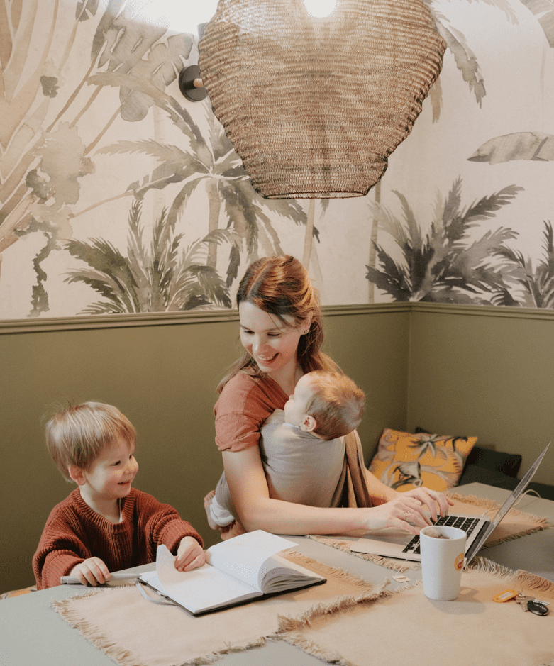 Travailler avec son bébé