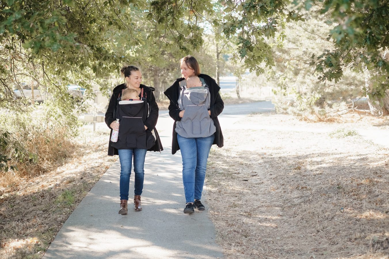 Bien couvrir bébé en portage l'hiver