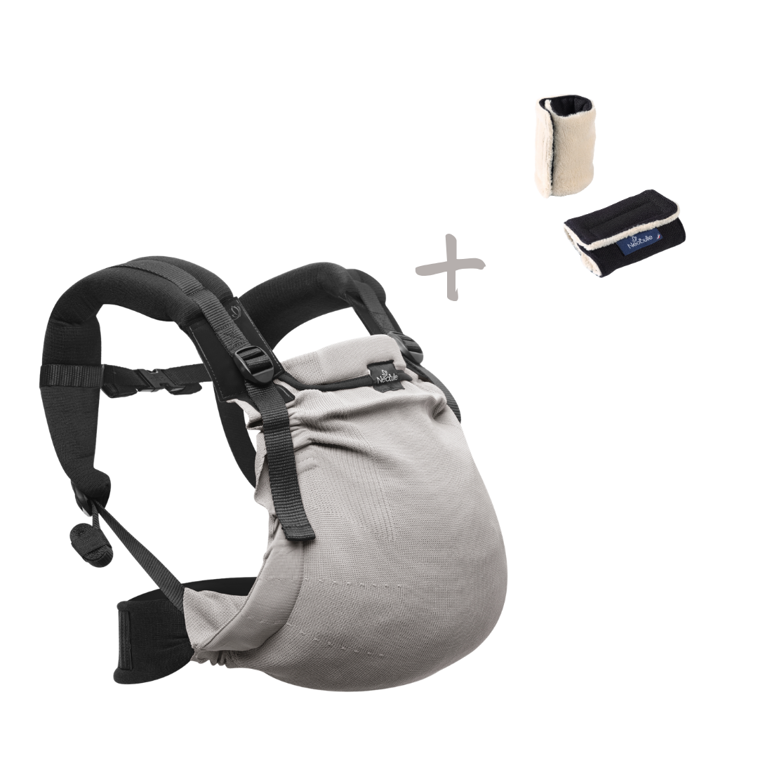 Pack Eco : My Néo, Gris + 2 protège bretelles, Double face