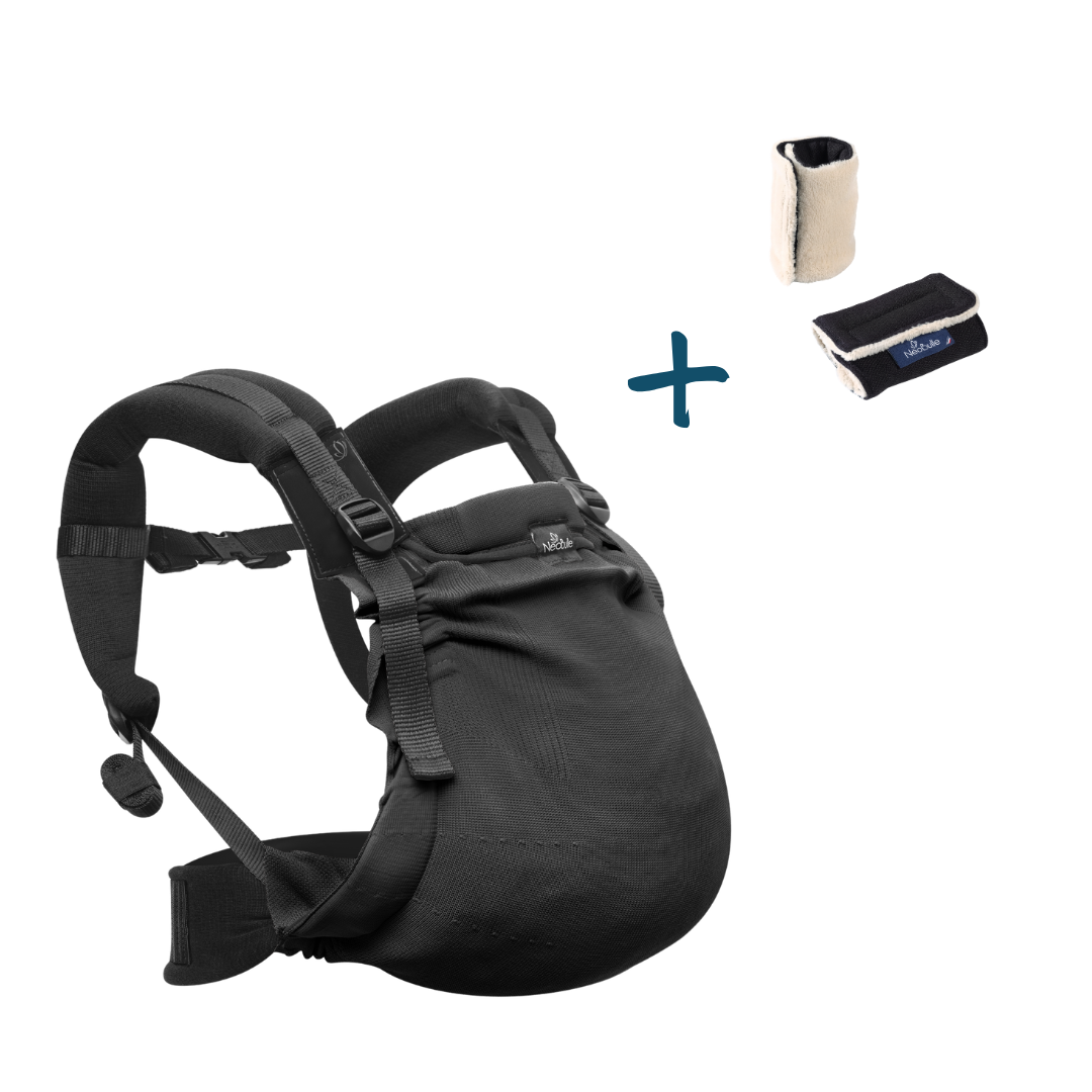 Pack Eco : My Néo, Noir + 2 protège bretelles, Double face