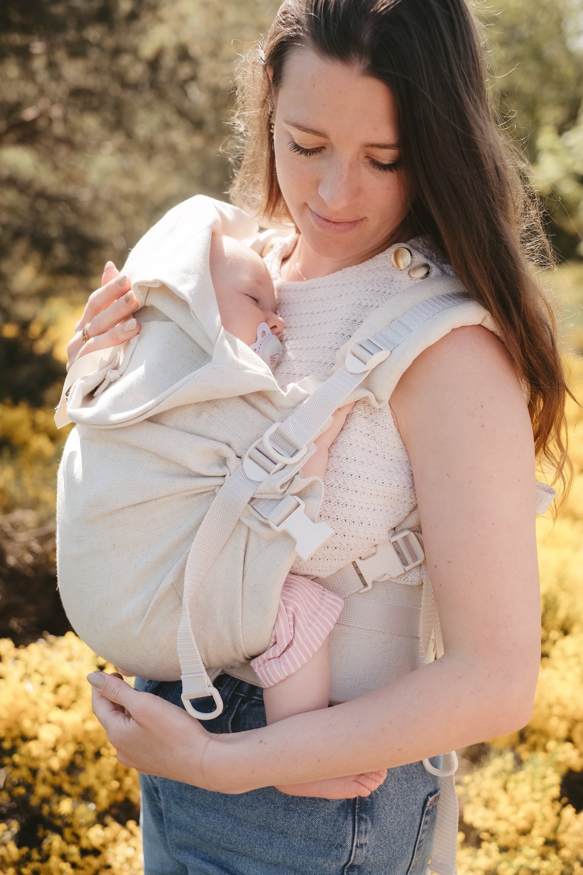 Néo plus, Porte bébé physiologique, Lin Naturel