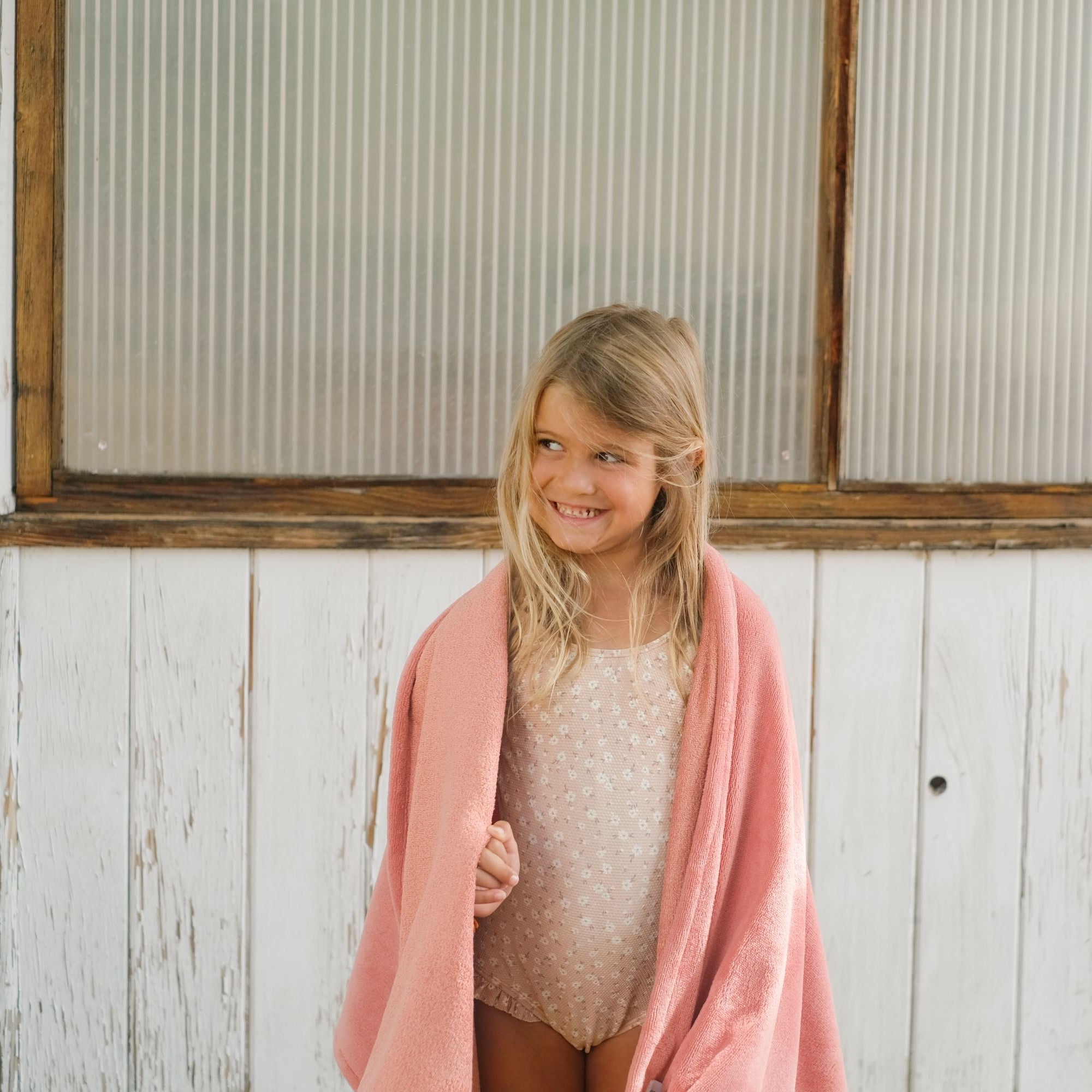 Serviette de bain enfant, Pêche