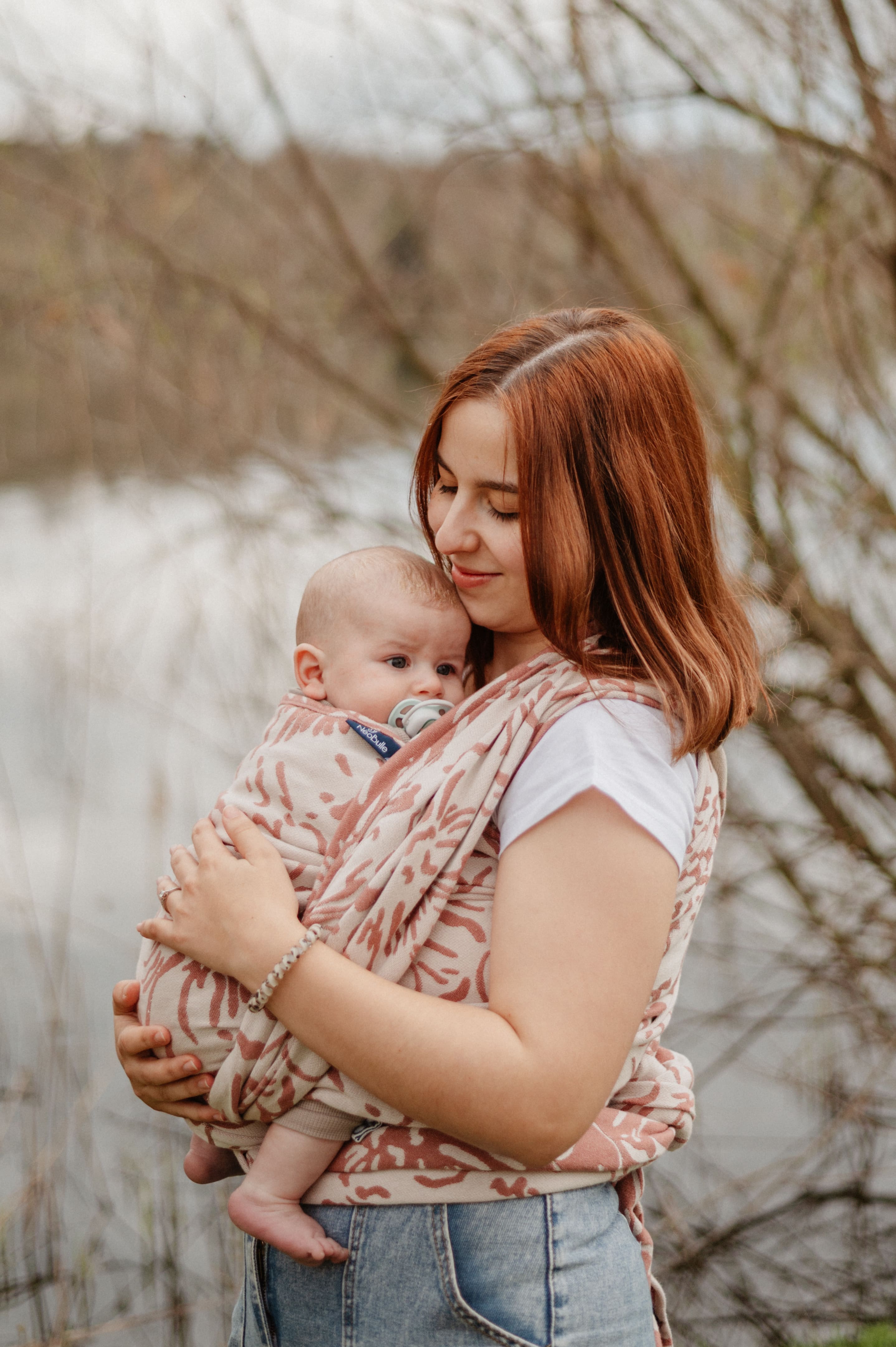 Écharpe de portage SeaCell®, azalée nude