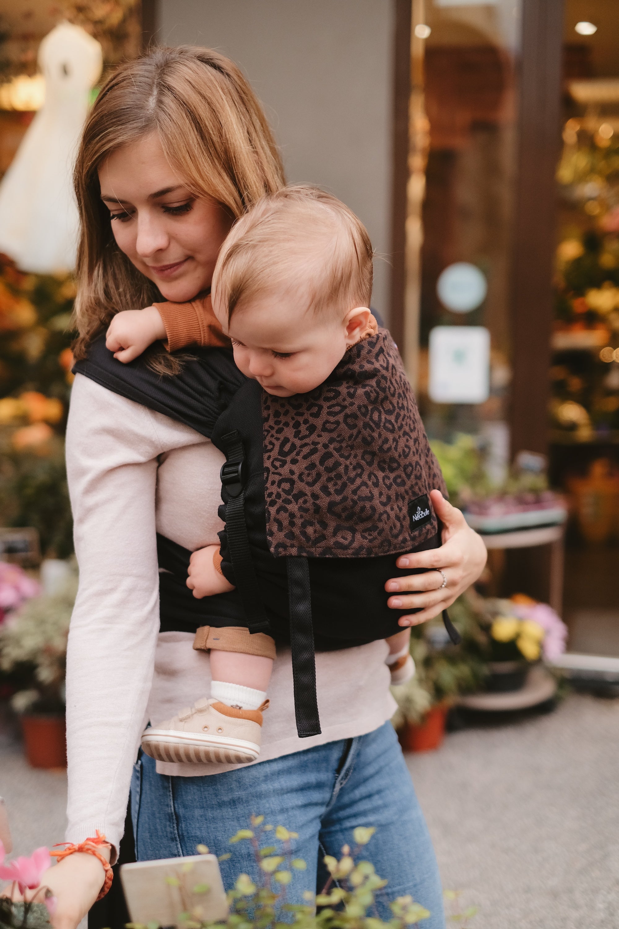 Porte-bébé P'tit evo, Léopard