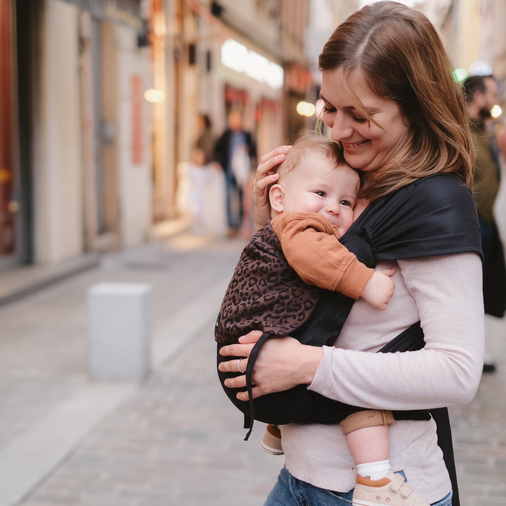 Porte-bébé P'tit evo, Léopard