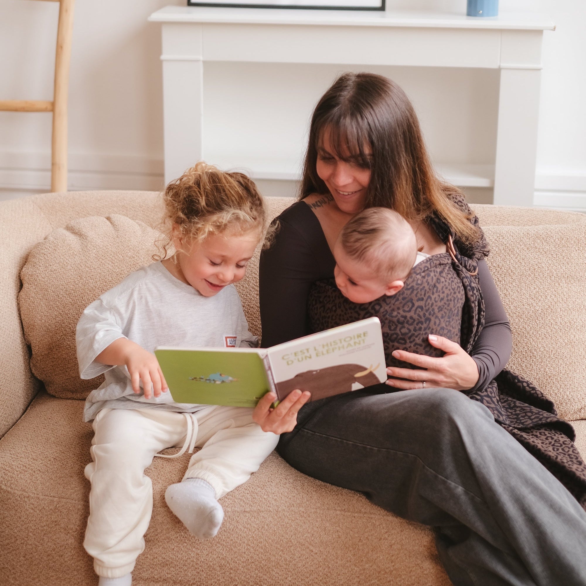 Sling Jacquard, Léopard