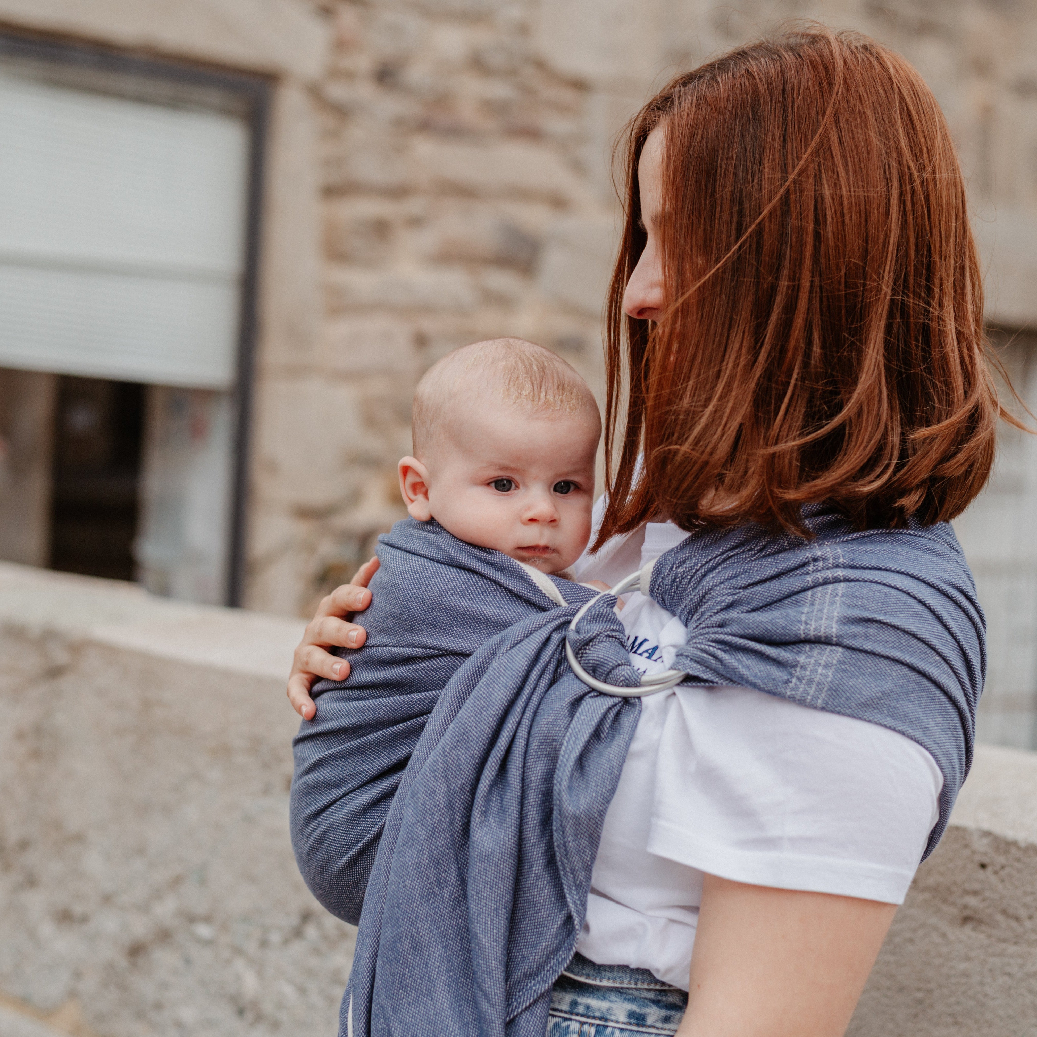 Sling classique, bleu cobalt