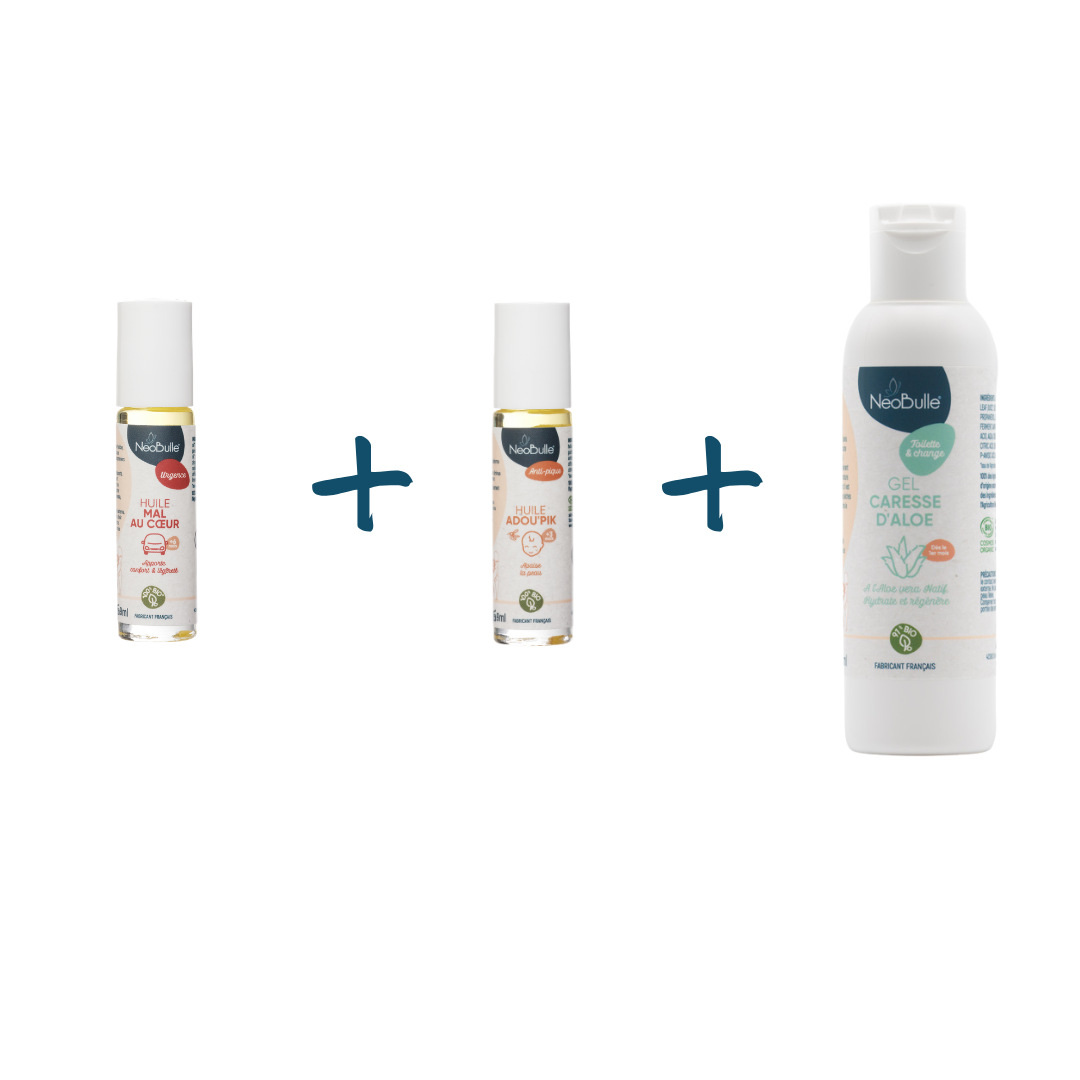 Kit Soin Bébé "Tout pour partir en vacances au soleil"