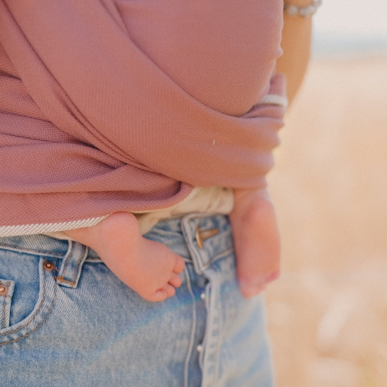 Écharpe de portage classique, terracotta