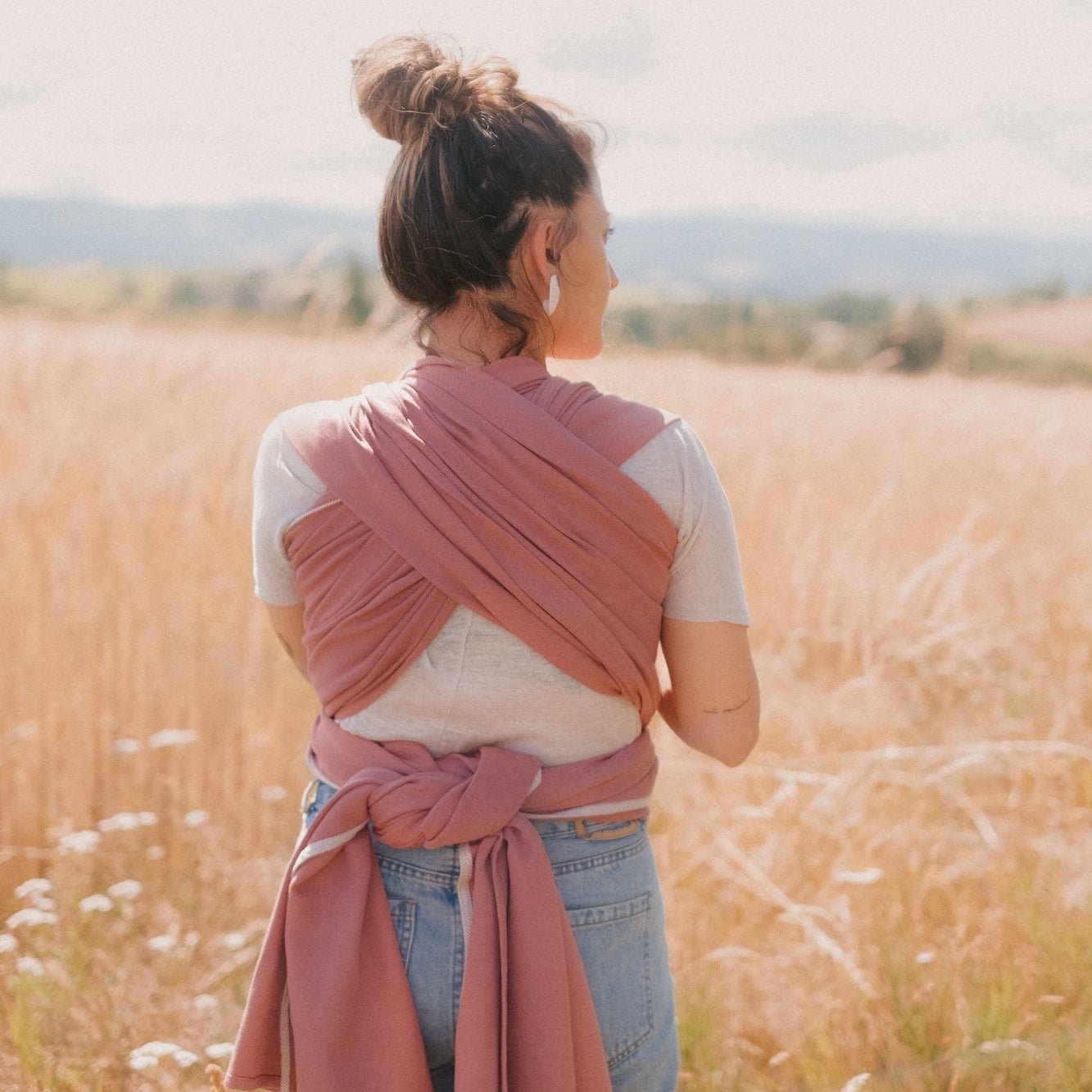 Écharpe de portage classique, terracotta