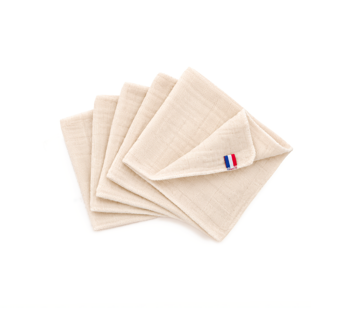 Lot de 5 Mini langes 29x29