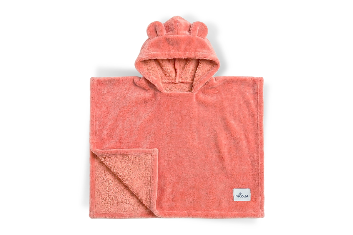 Poncho de bain enfant à capuche, Pêche