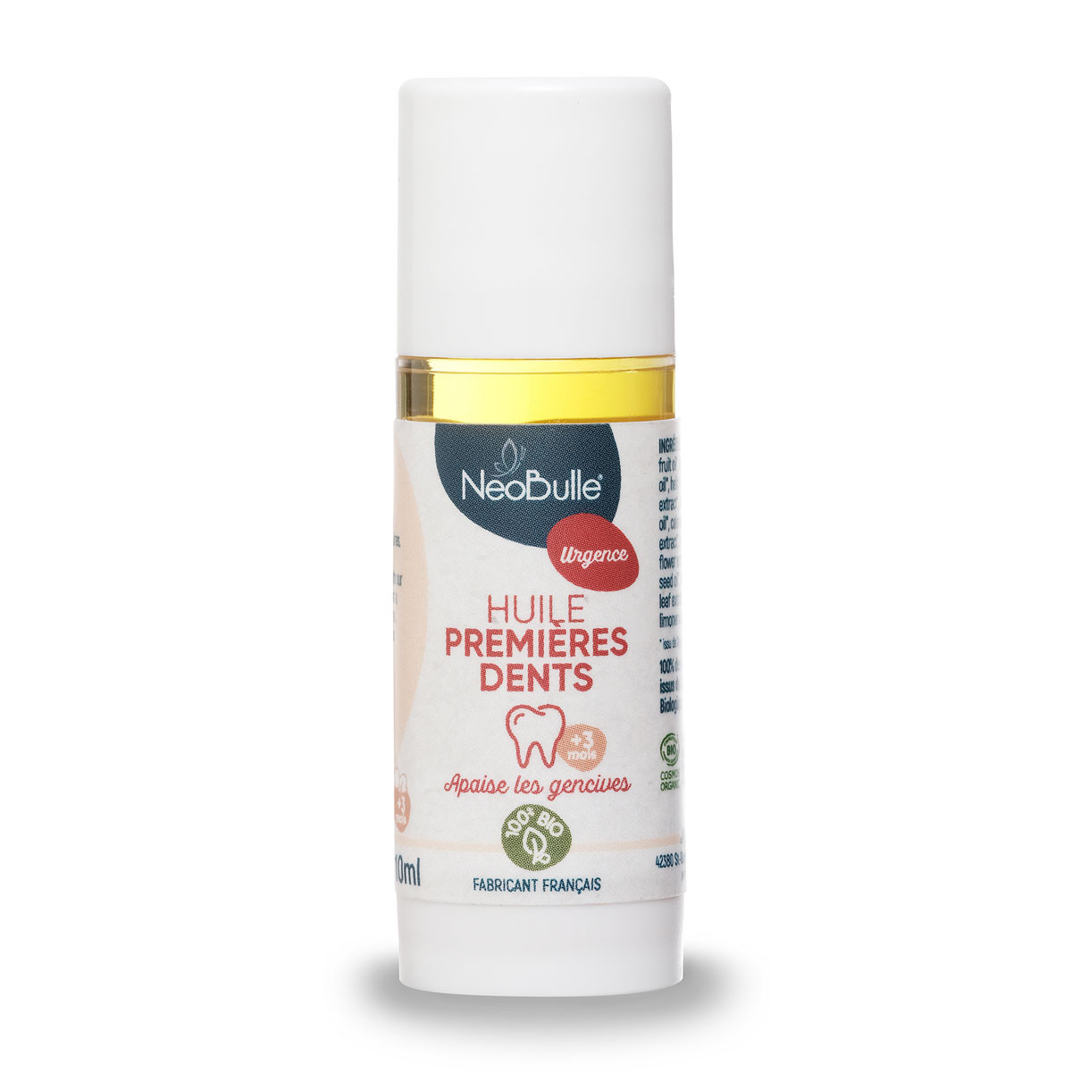 Premières dents, Soothes during teething period