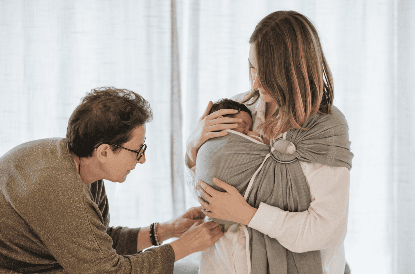 Porter un bébé avec une dysplasie de la hanche
