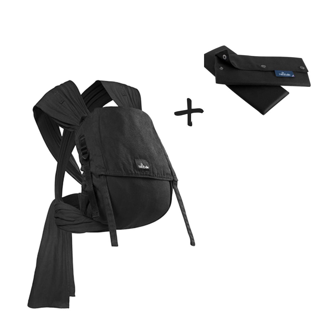 Pack Eco : P'tit evo, Noir + 2 pads P'tit confort, Noir