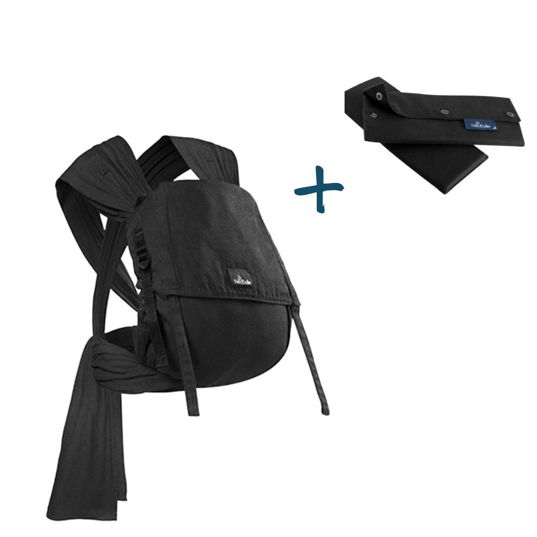 Pack Eco : P'tit evo, Noir + 2 pads P'tit confort, Noir