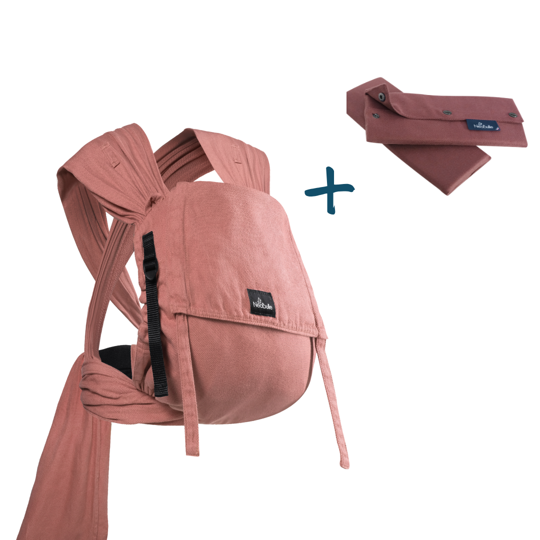 Pack Eco : P'tit evo, Acajou + 2 pads P'tit confort, Acajou