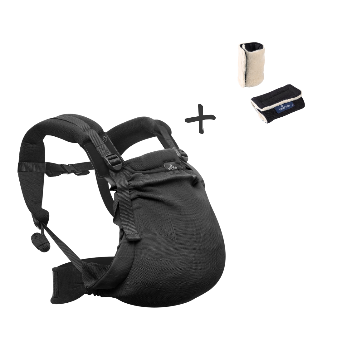 Pack Eco : My Néo, Noir + 2 protège bretelles, Double face