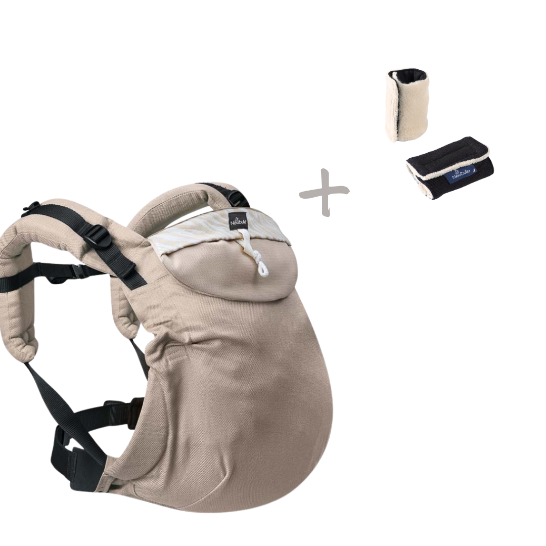 Pack Eco : Néo, Savane + 2 protège bretelles, Double face