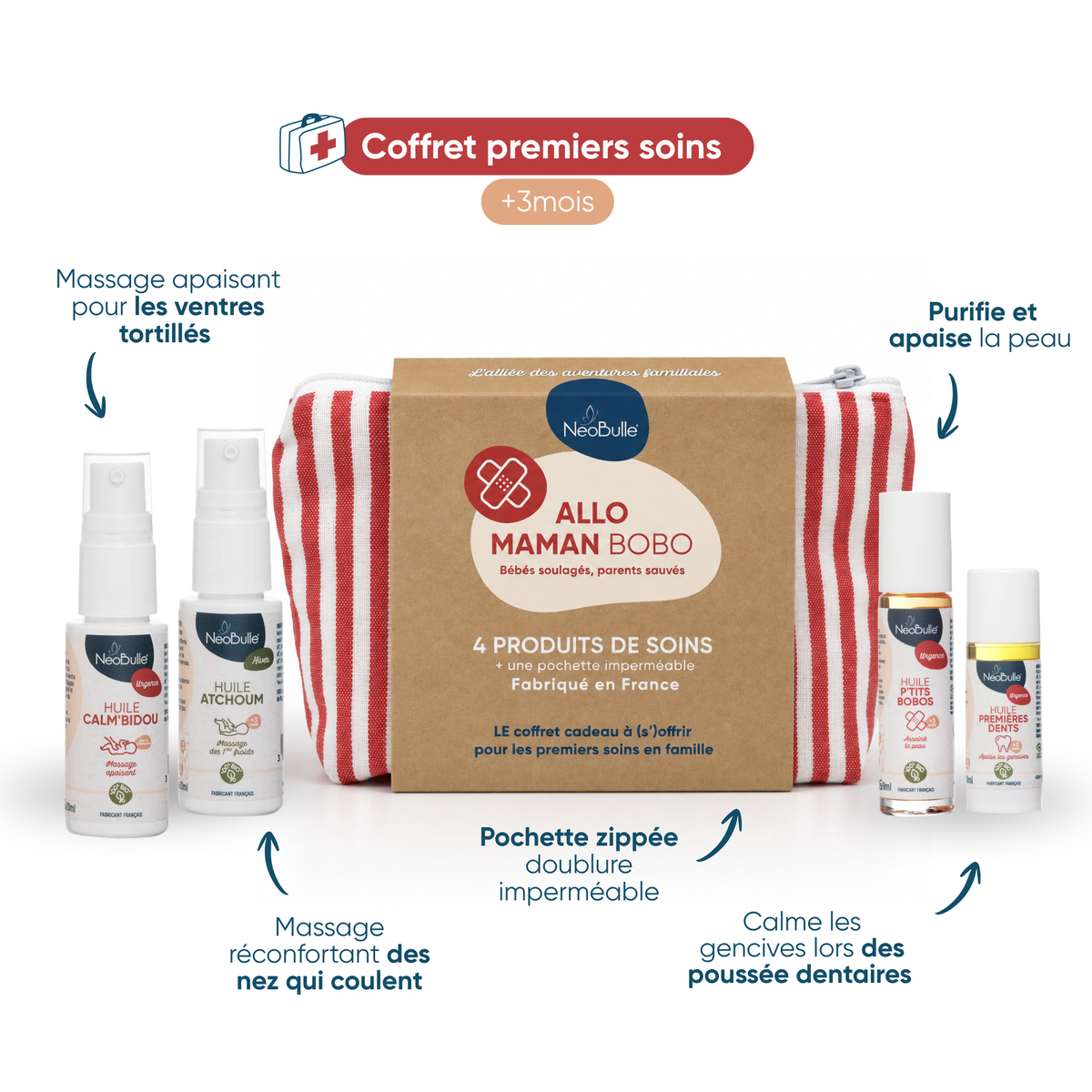 Allô Maman Bobo, coffret soins essentiels des petits