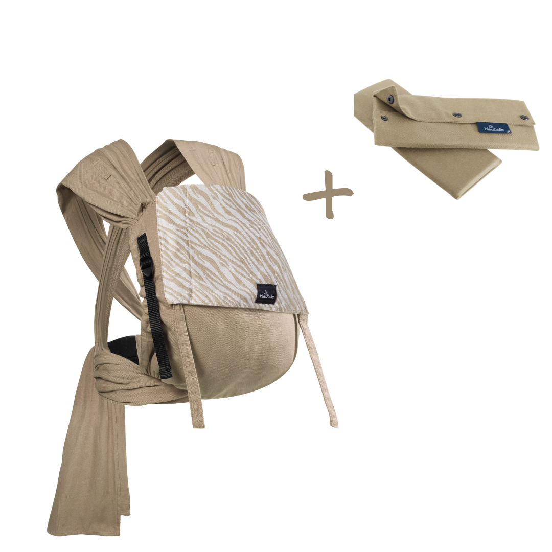 Pack Eco : P'tit evo, Savane + 2 pads P'tit confort, Savane