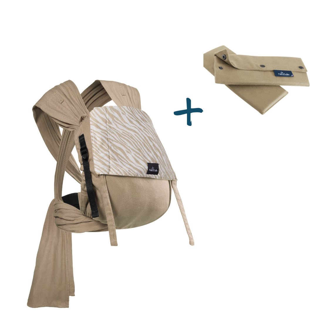 Pack Eco : P'tit evo, Savane + 2 pads P'tit confort, Savane