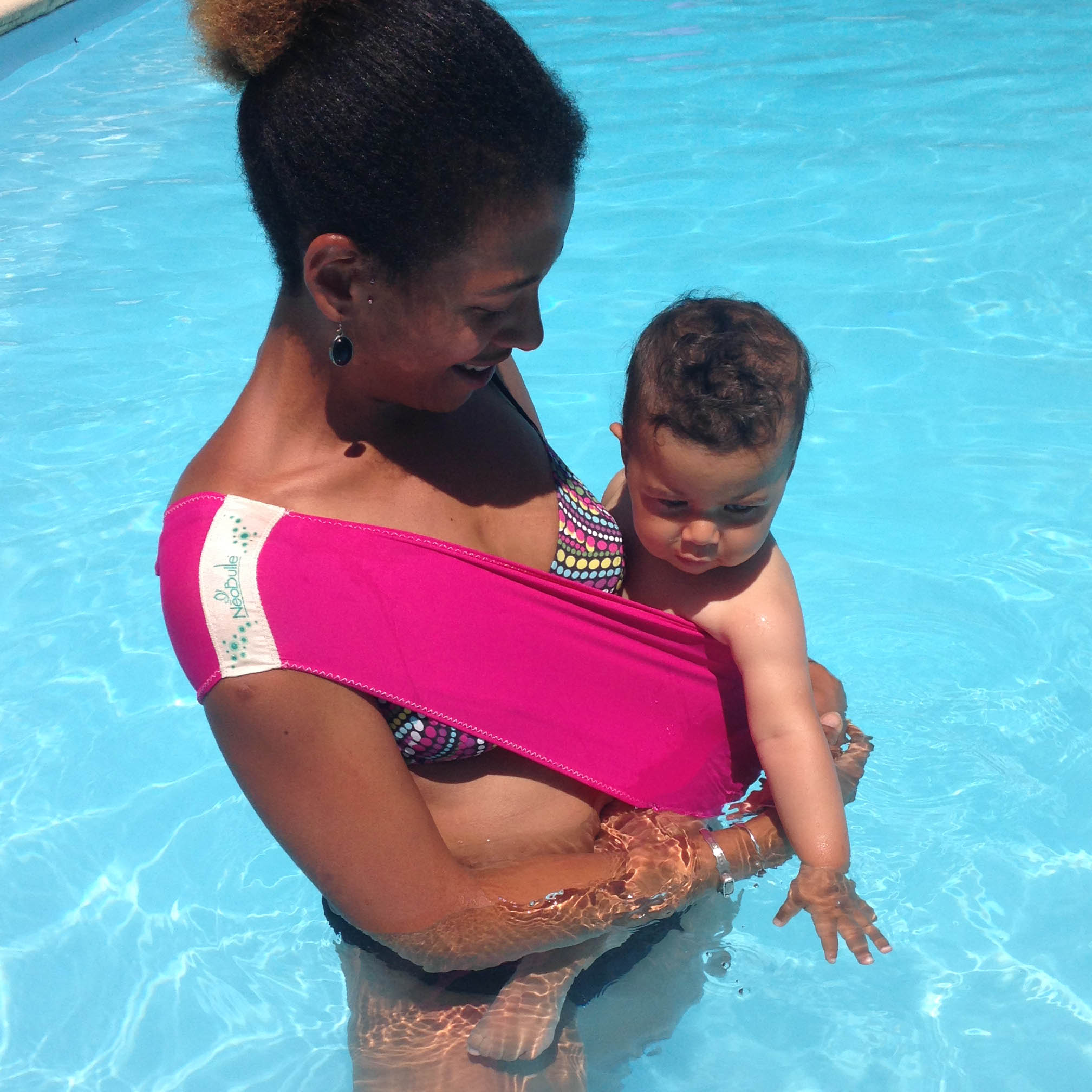 Aquabulle porte-bébé aquatique, fushia