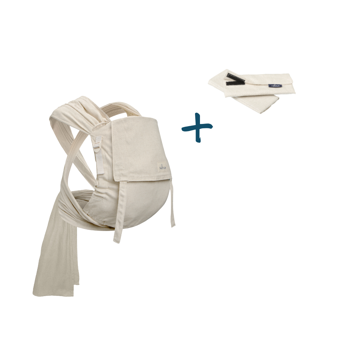 Pack Eco : P'tit evo, Lin Naturel + 2 pads P'tit confort, Lin Naturel