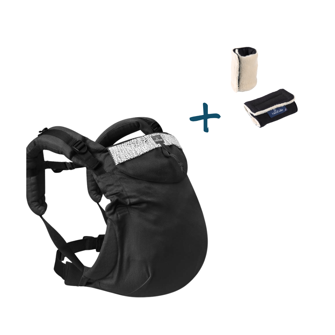 Pack Eco : Néo, Ebène + 2 protège bretelles, Double face