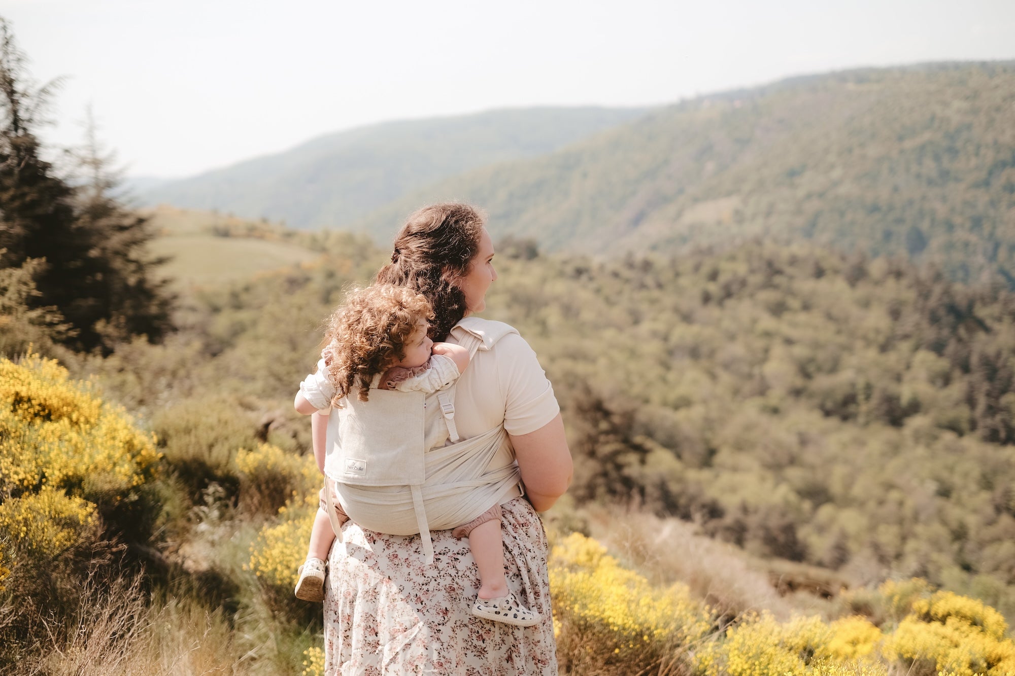 P'tit evo, Porte bébé à nouer, Lin naturel