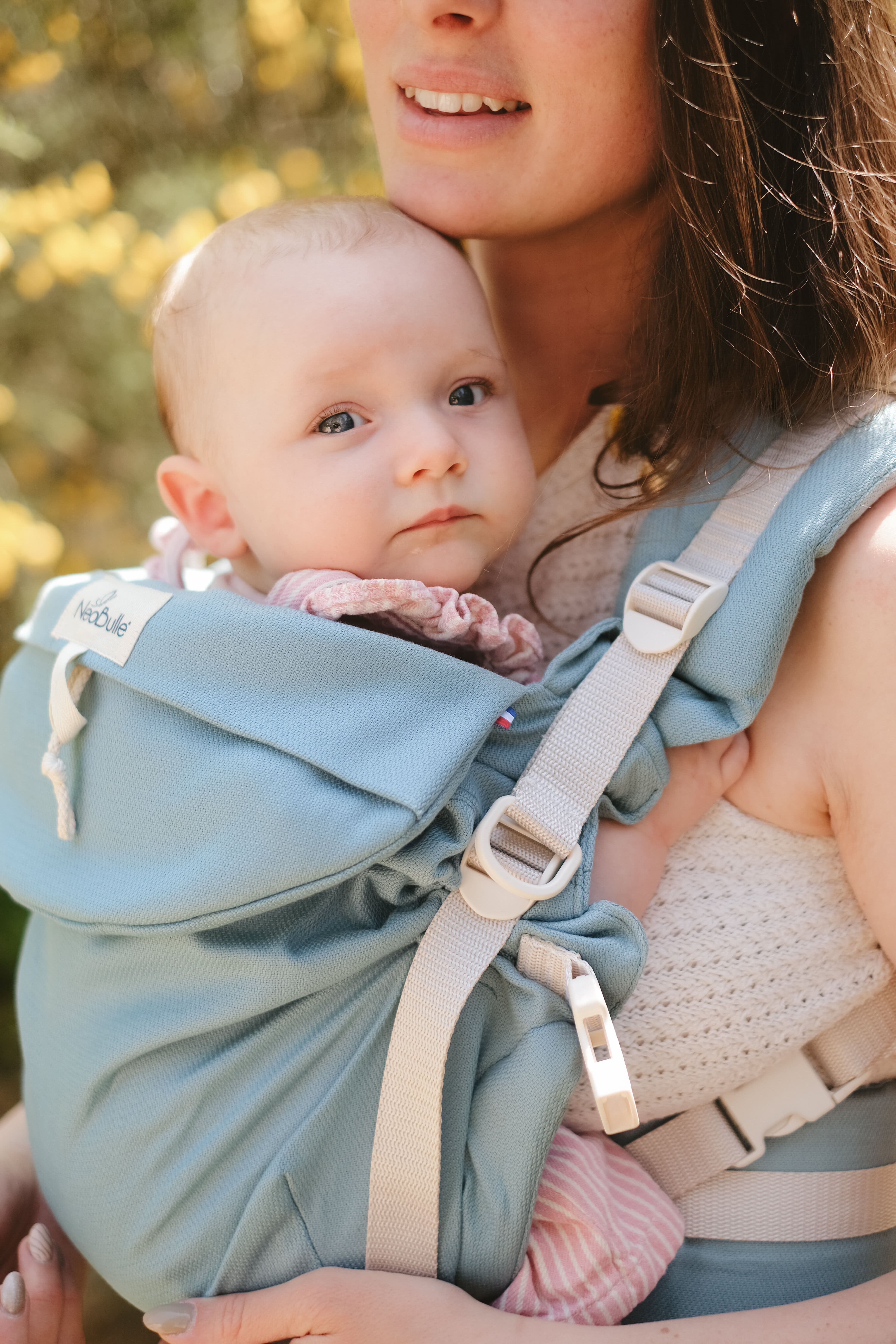 Néo plus, Porte bébé physiologique, Azur