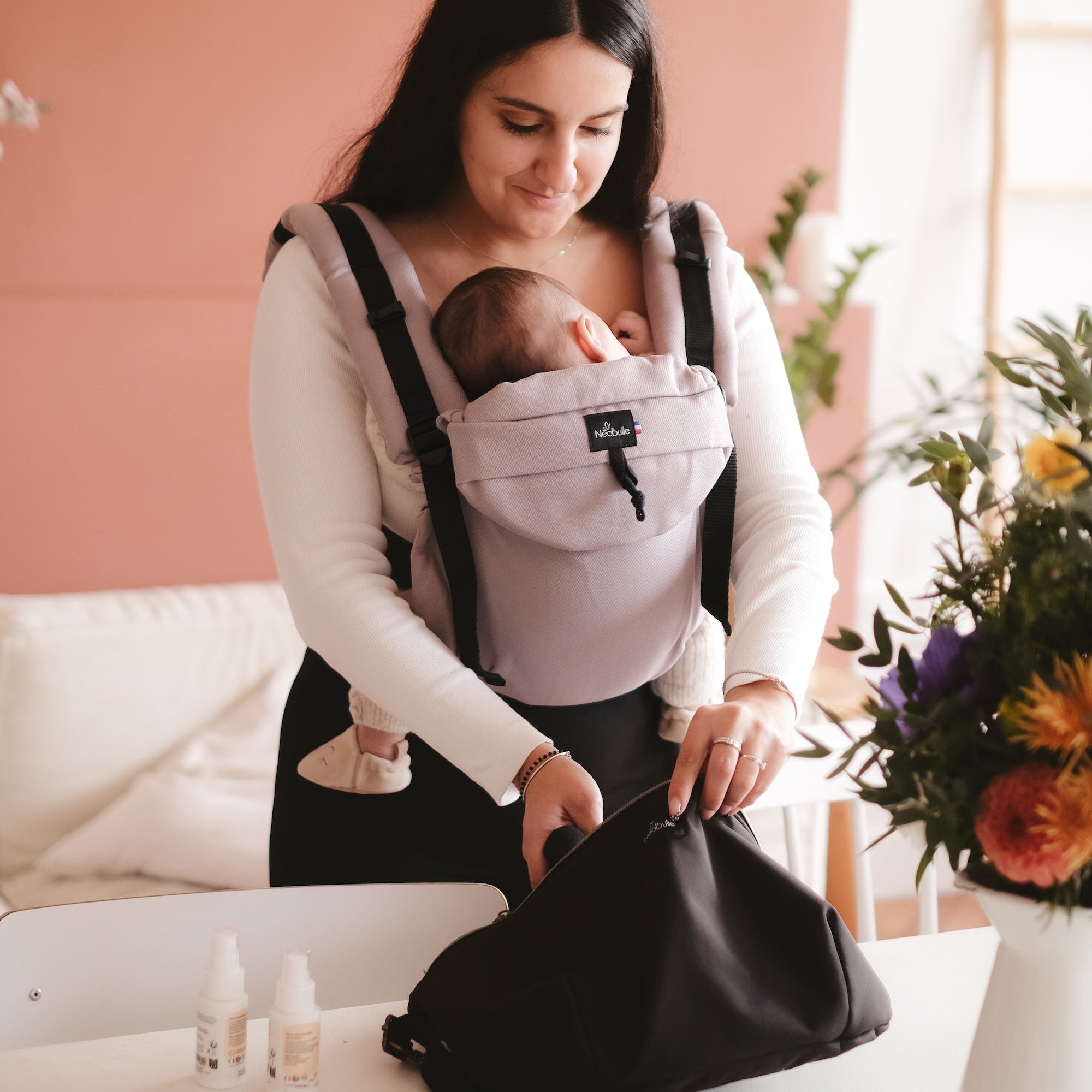 Porte-bébé Néo, plume