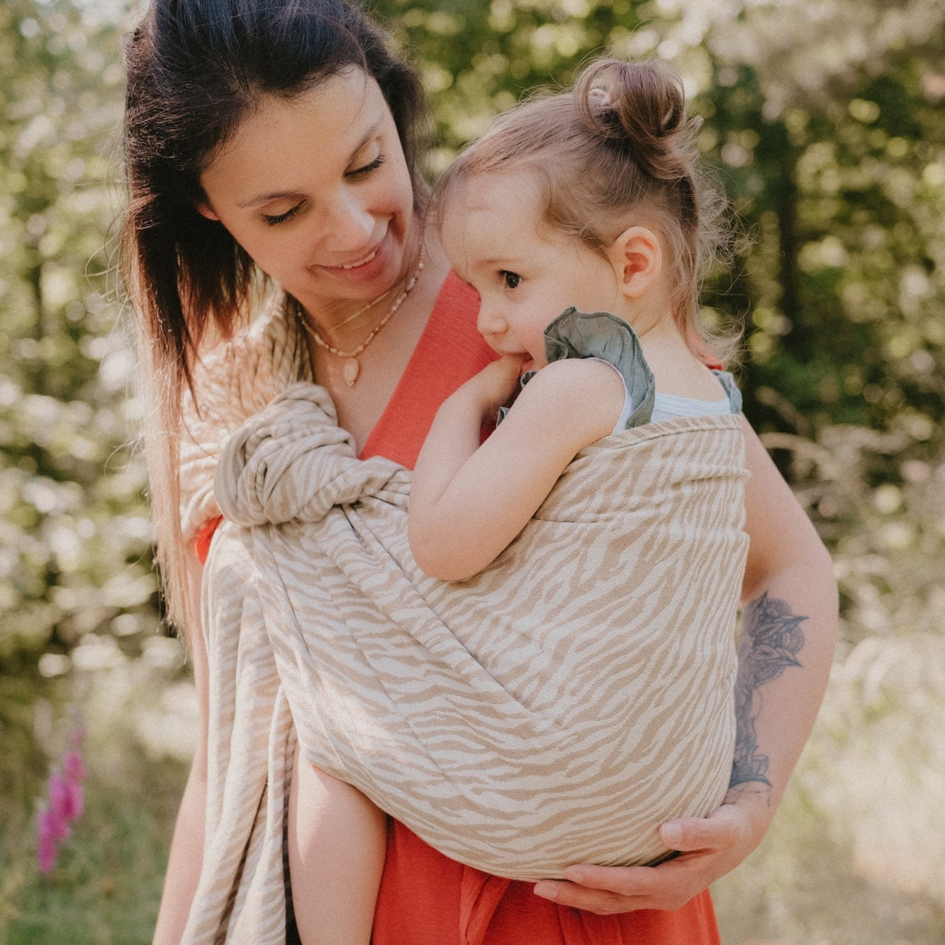 Sling Jacquard, Zèbre beige