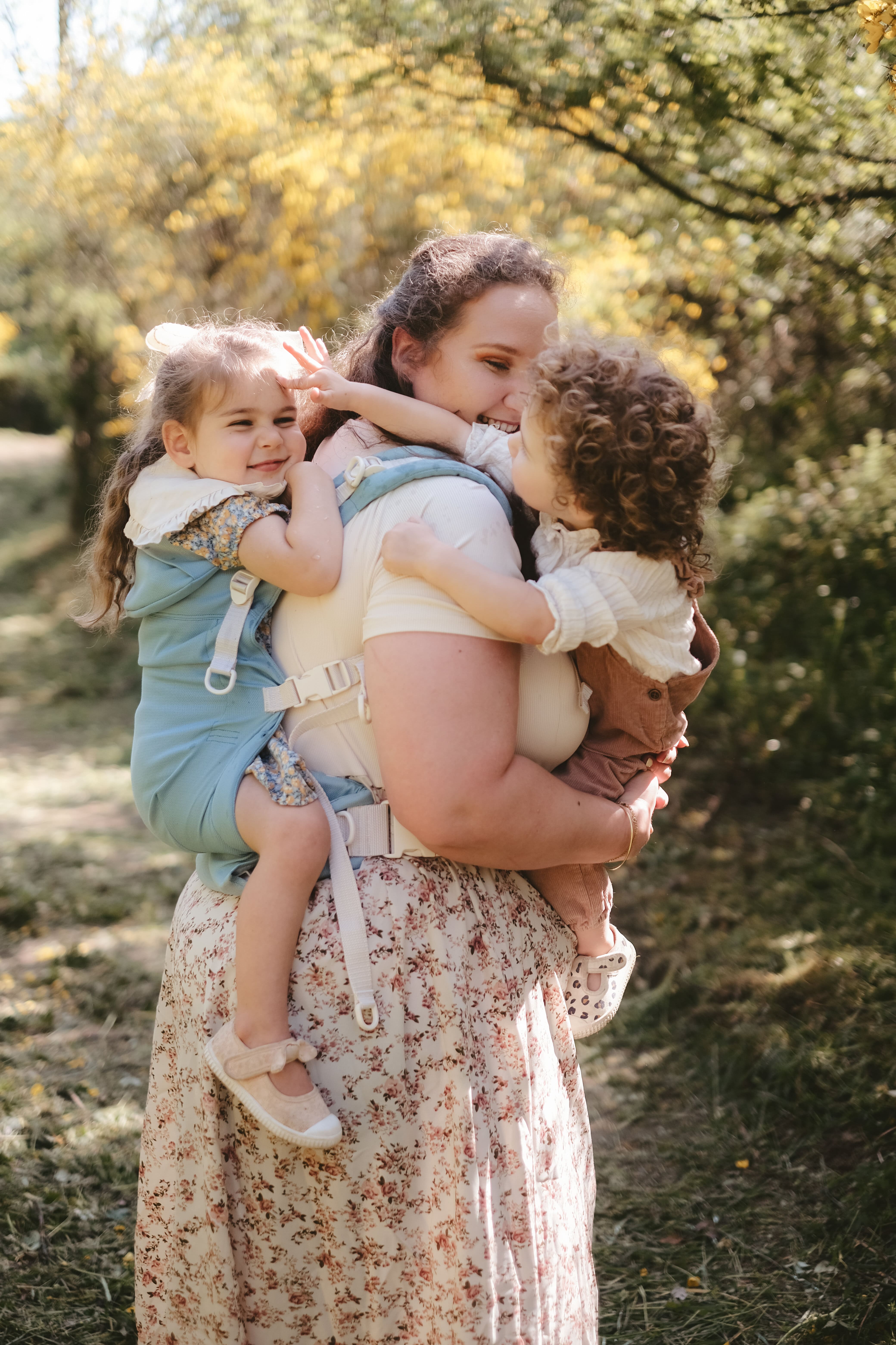 Néo plus, Porte bébé physiologique, Azur