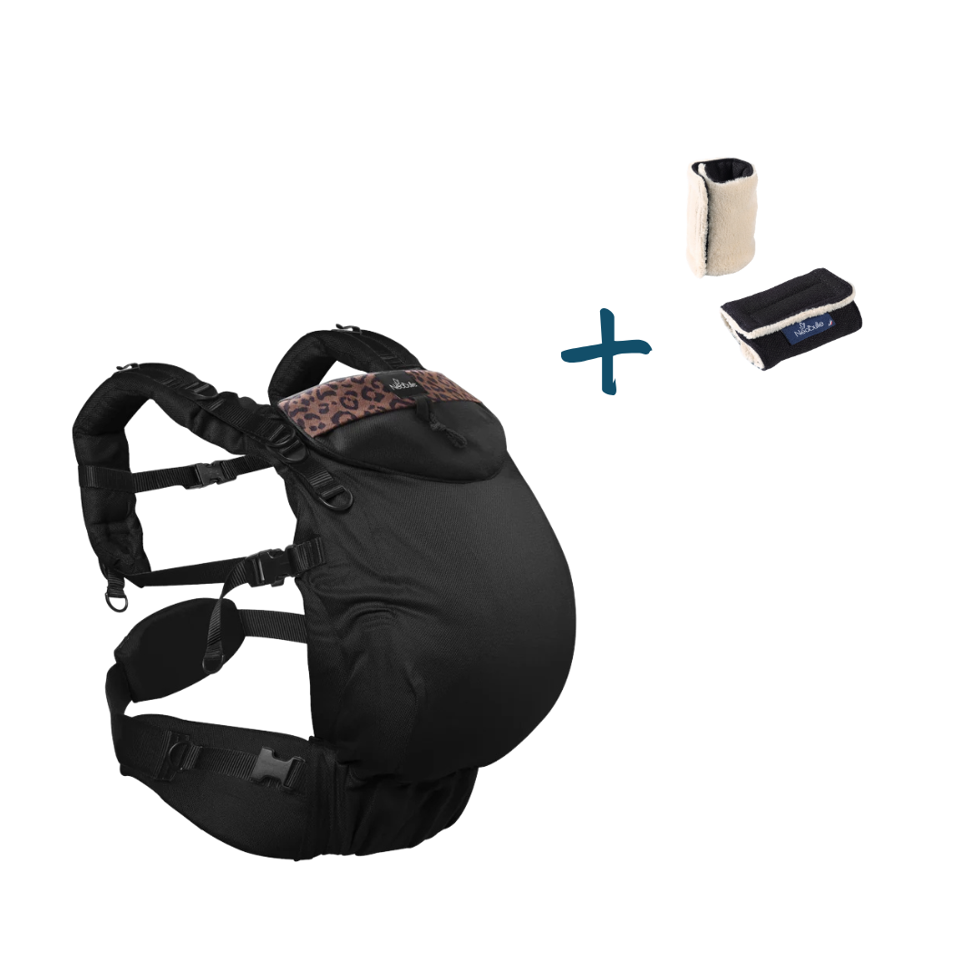 Pack Eco : Néo plus, Léopard + 2 protège bretelles, Double face