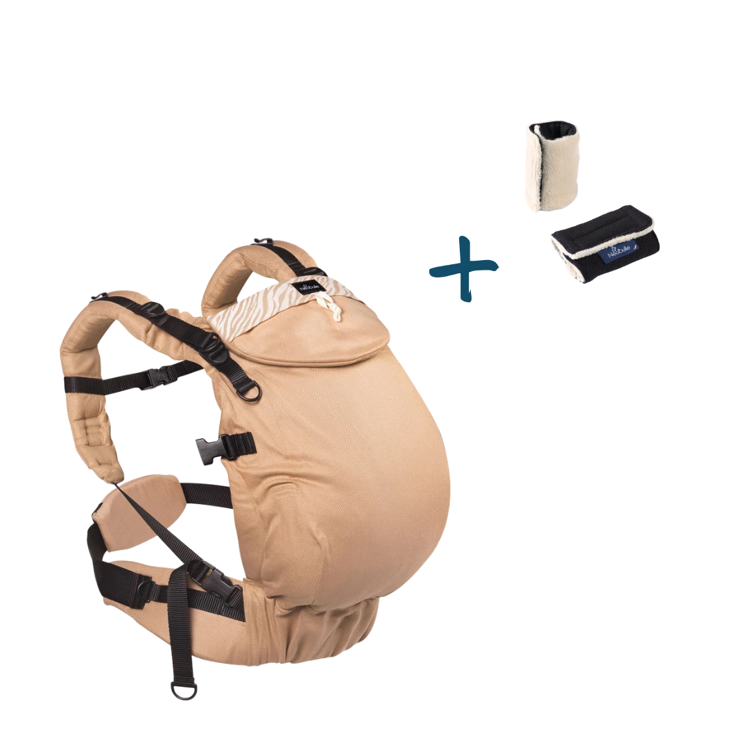 Pack Eco : Néo plus, Savane + 2 protège bretelles, Double face