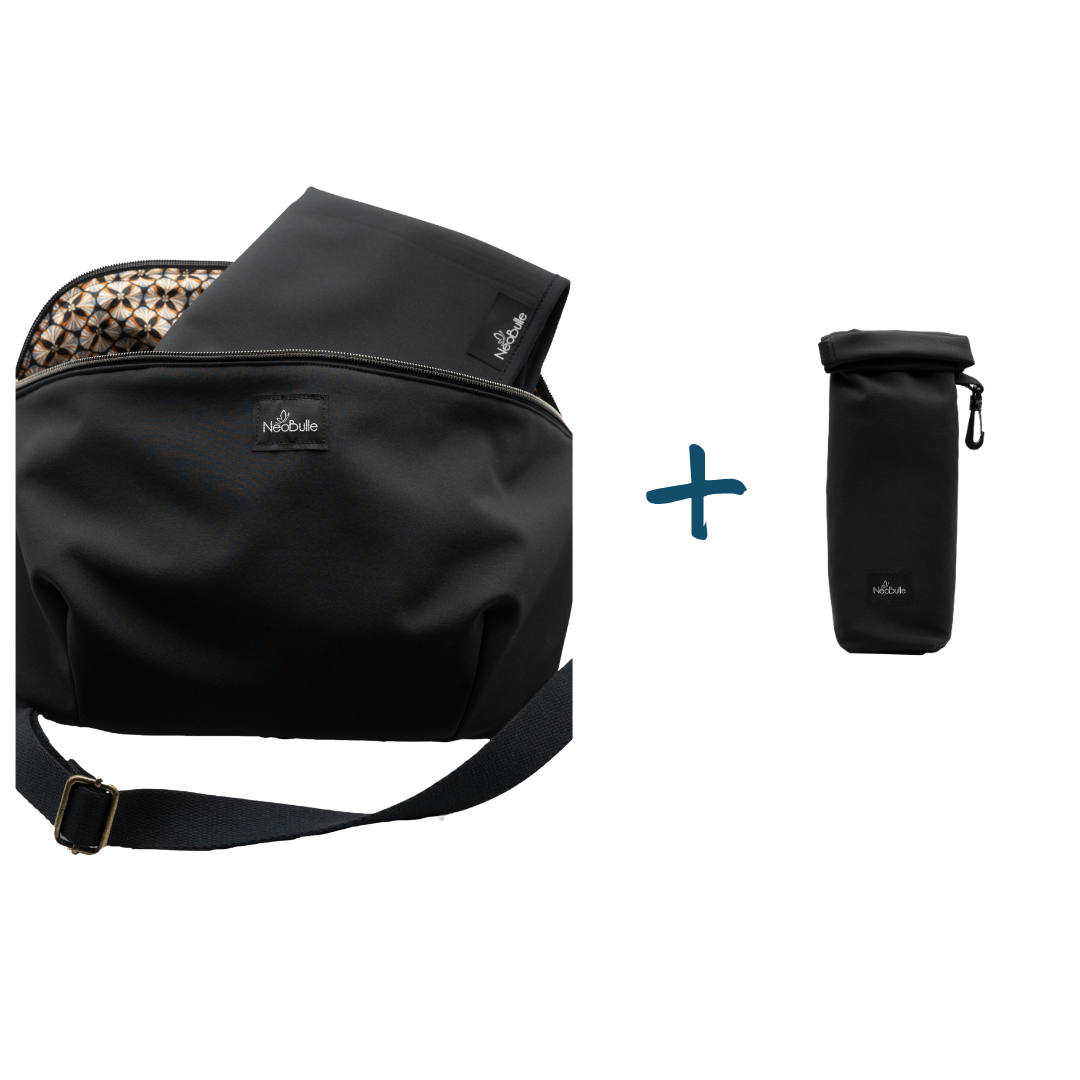 Pack Eco Sortie Bébé : Un Bib en vadrouille + Une Banane lange en vadrouille