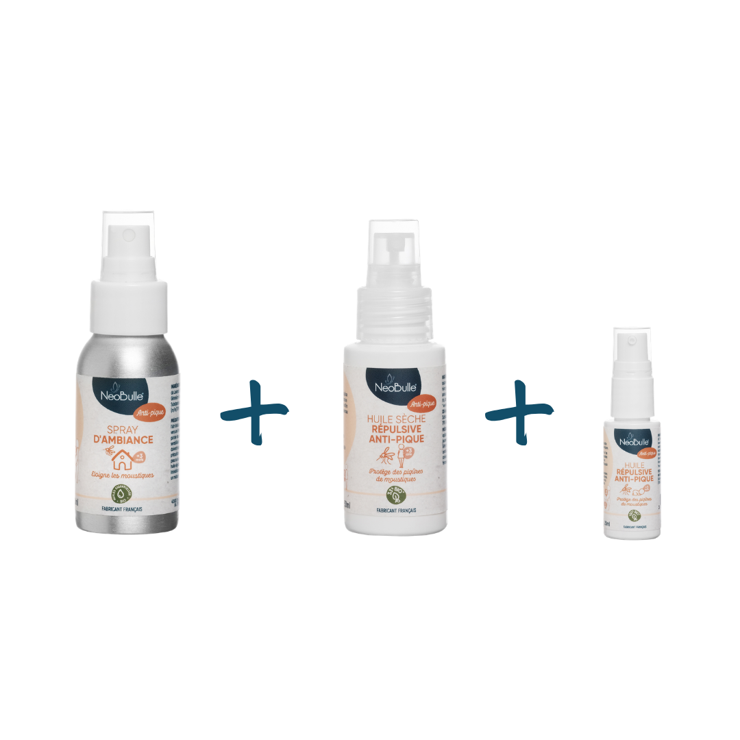 Kit Soin Bébé "Petits et grands protégés des moustiques"