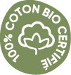 100% coton bio certifié