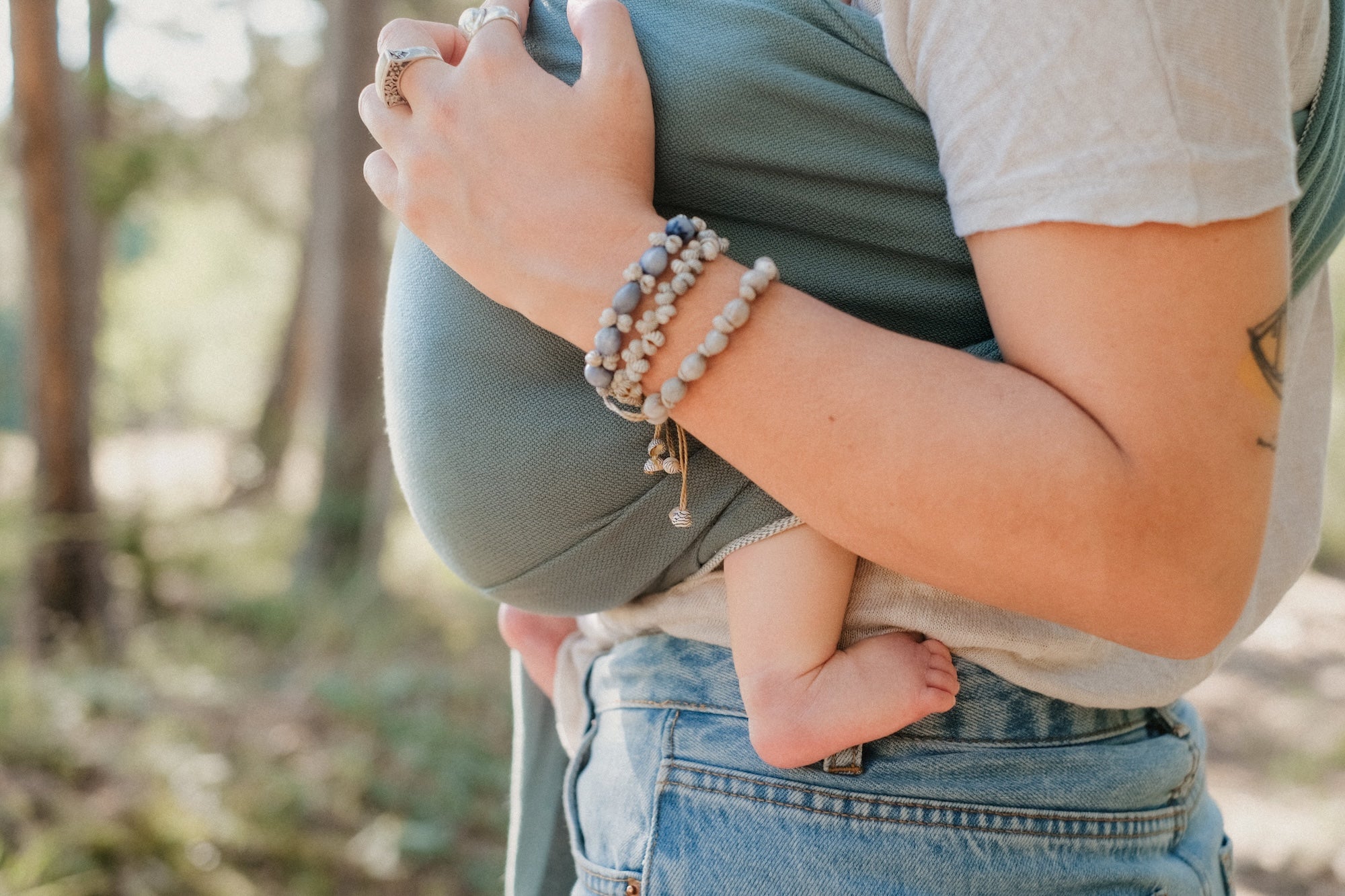 Sling classique, vert eucalyptus