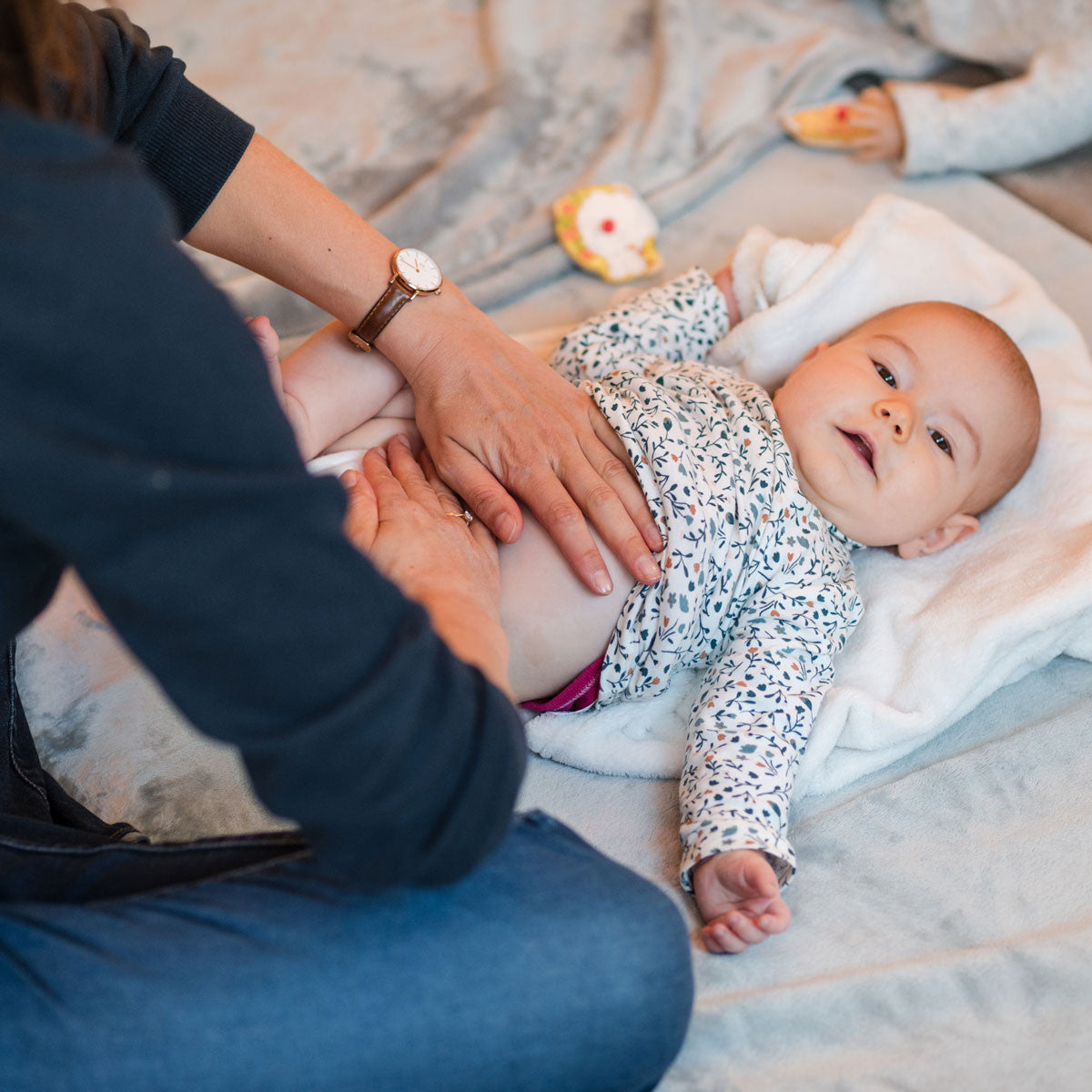 Huile Calm'bidou, massage apaisant