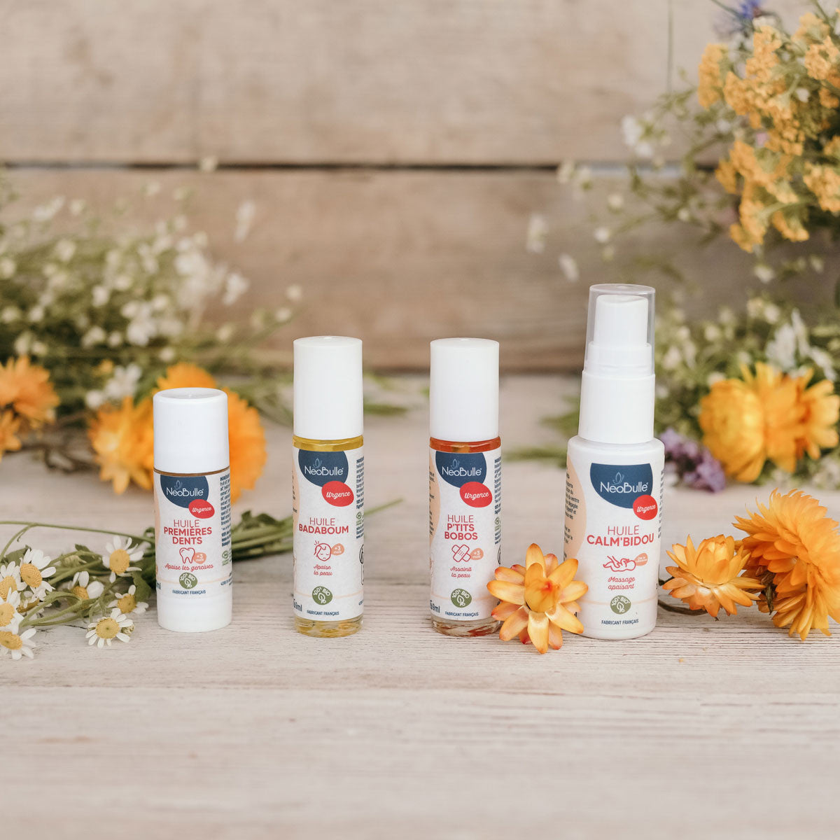 Huile Calm'bidou, massage apaisant