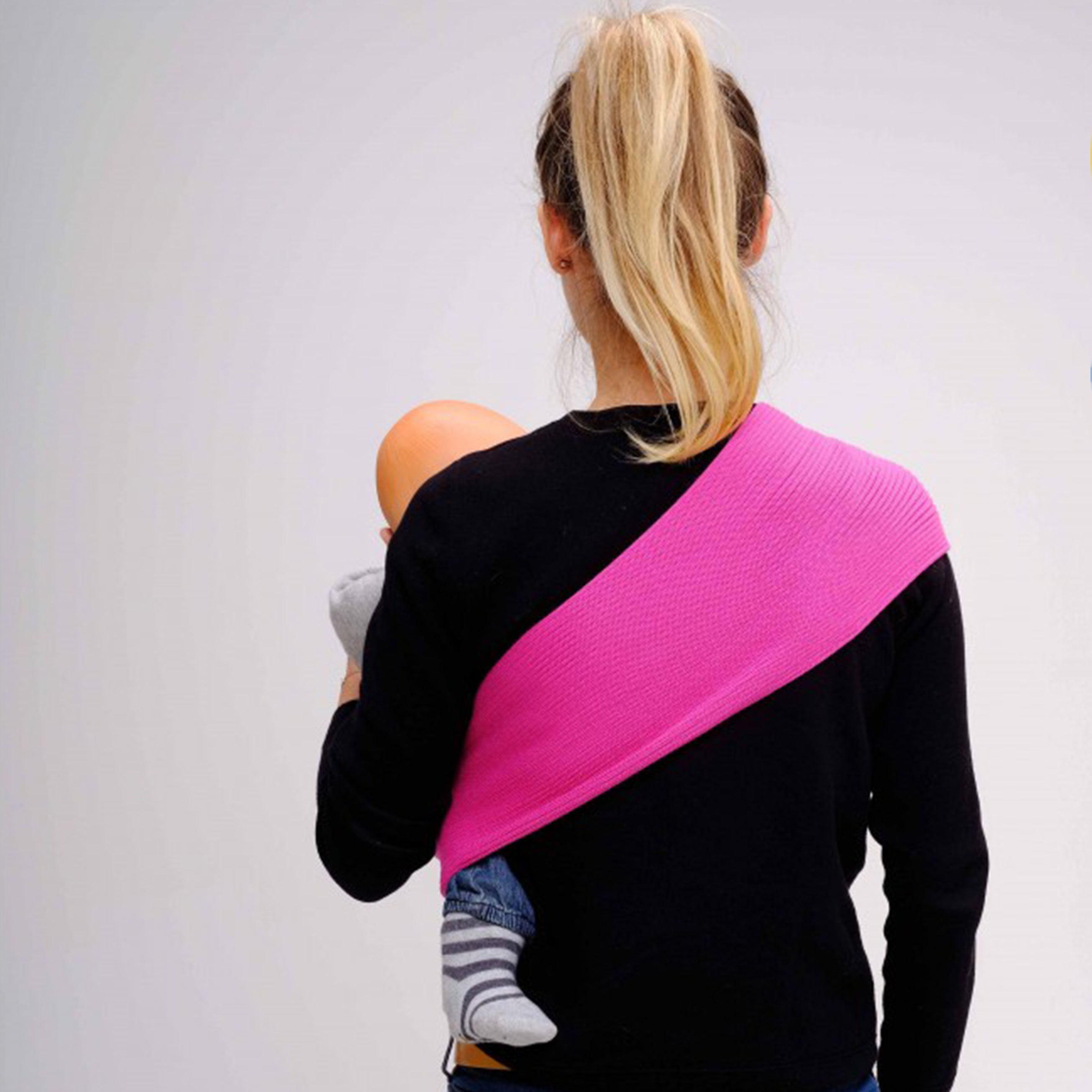 Hop'la porte-bébé d'appoint, Fushia