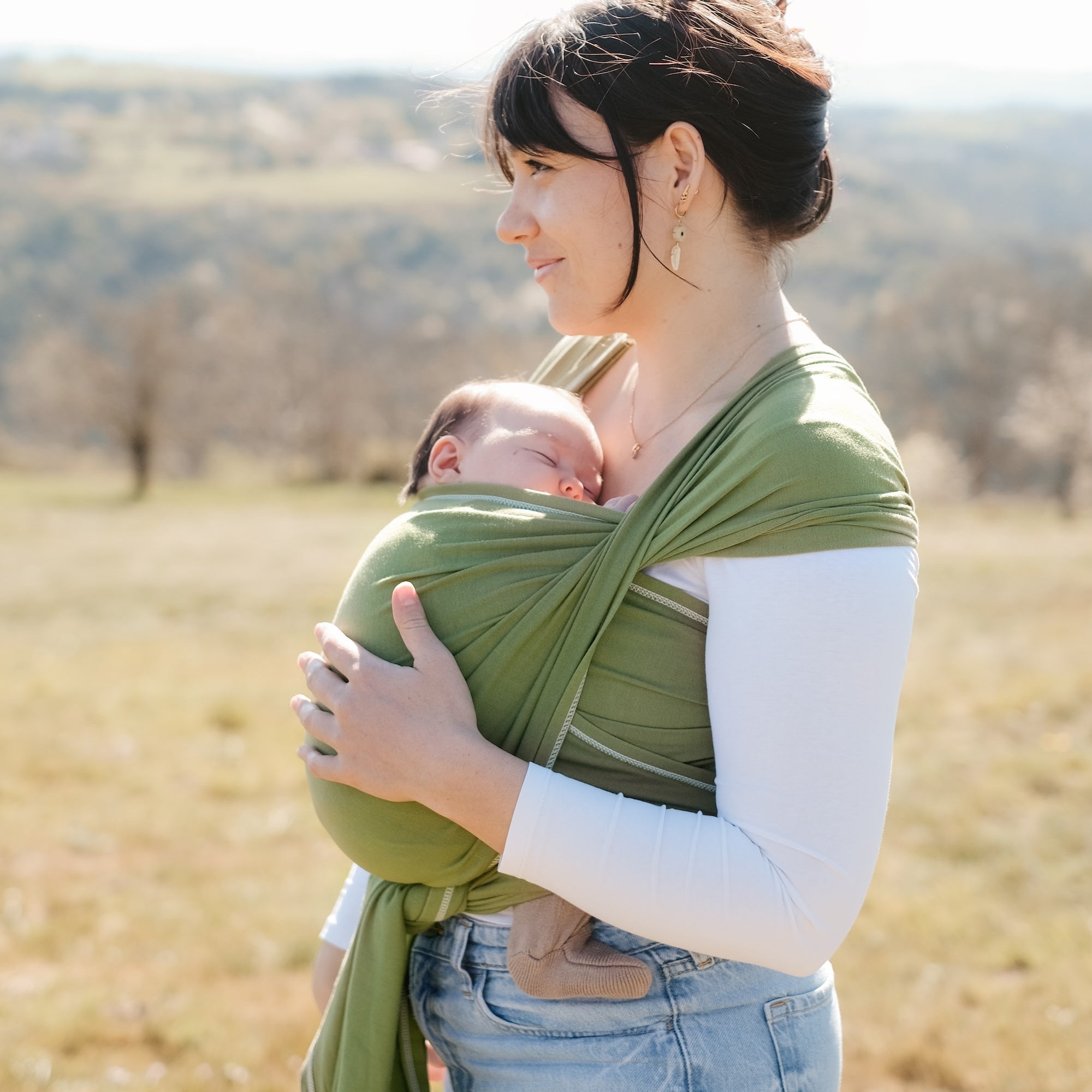 My cocon, Écharpe de portage extensible, Pistache