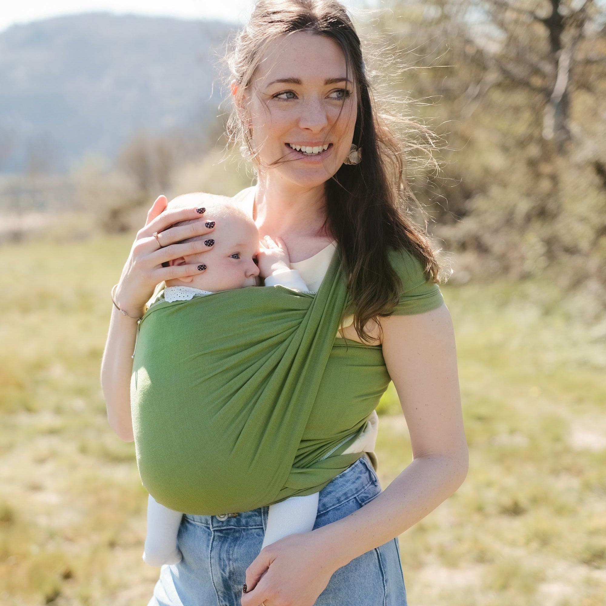 My cocon, Écharpe de portage extensible, Pistache