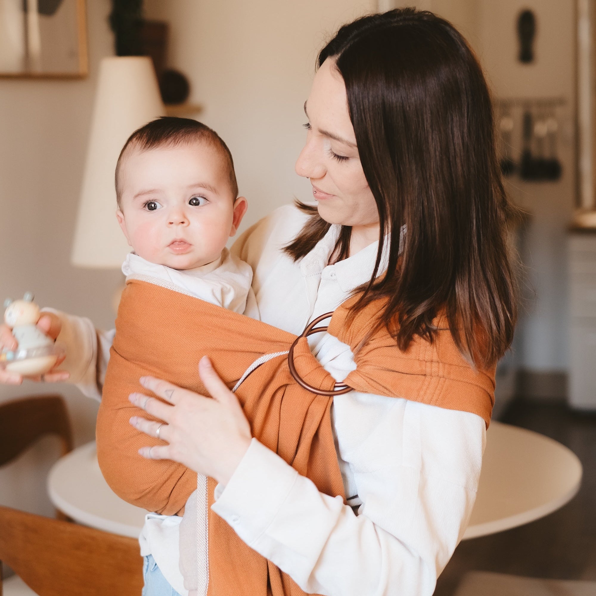 Sling classique, Orange Sienne
