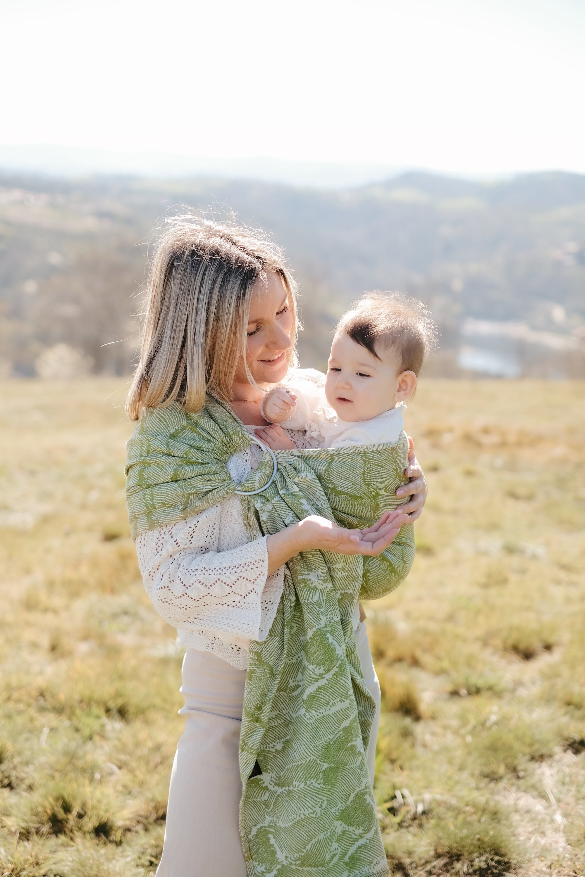 Sling Seigaiha Vert SeaCell®